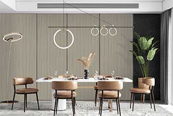 新乡轻奢风格-餐厅