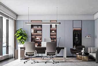 新乡轻奢风格-书房