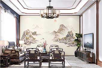 新乡森佰汇航空纤维墙咔(巴山蜀水)