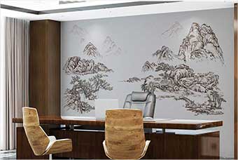 新乡森佰汇航空纤维墙咔（山水之间）