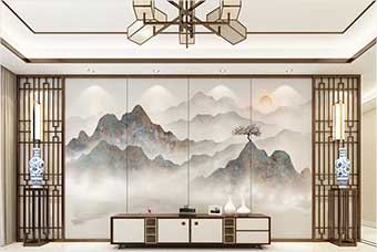 新乡森佰汇航空纤维（山水画系列）