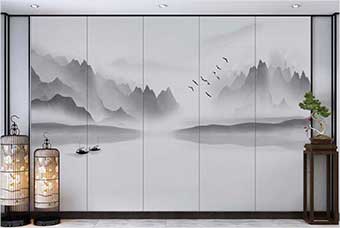 新乡森佰汇航空纤维（山水画系列）